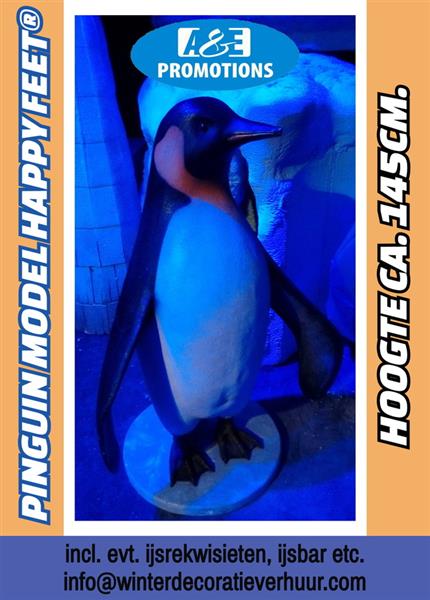 Grote foto pingu n xl figuren verhuur kerstdecors diensten en vakmensen feesten