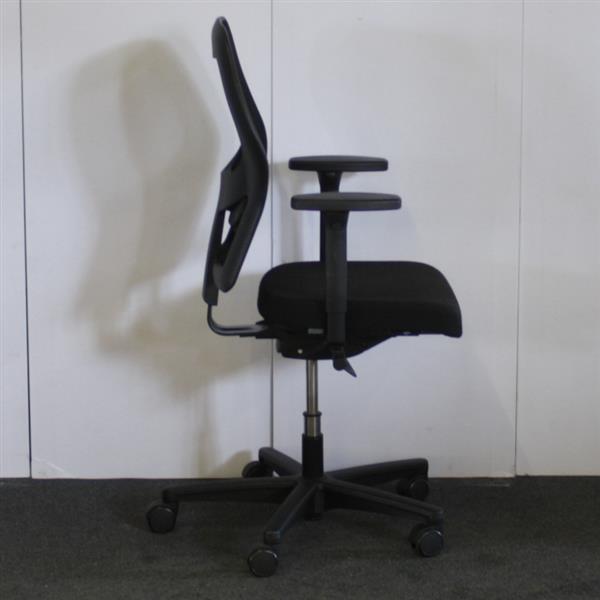 Grote foto 160 bureaustoel zwart zwart netweave huis en inrichting stoelen