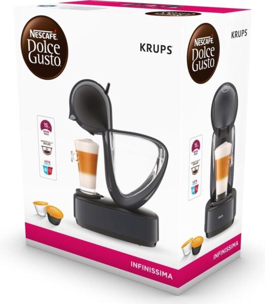 Grote foto krups nescaf dolce gusto infinissima kp173b handmatige koffiecupmachine donkergrijs lichte g witgoed en apparatuur koffiemachines en espresso apparaten