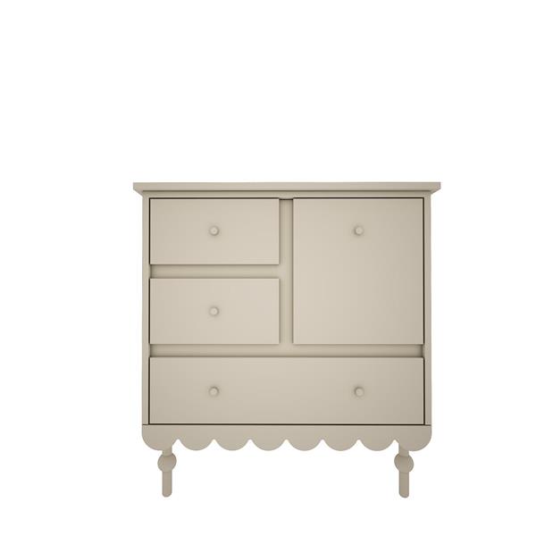 Grote foto commode babushka olive met leggedeelte laag commode olive kinderen en baby complete kinderkamers