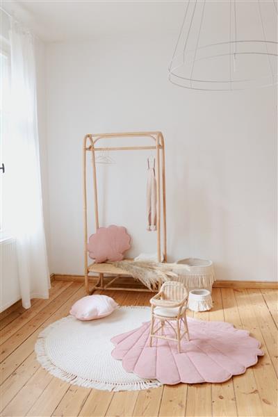Grote foto schelp kussen velvet xl soft pink soft pink kinderen en baby complete kinderkamers