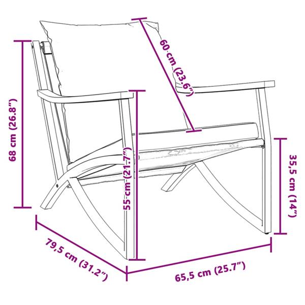 Grote foto vidaxl tuinstoelen 2 st met kussens staal zwart tuin en terras tuinmeubelen