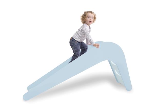 Grote foto houten glijbaan voor binnen jupiduu blue blue kinderen en baby overige