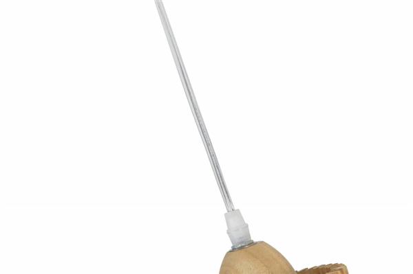 Grote foto hanglamp hout rond houtkleur 40 cm madera est copy huis en inrichting overige