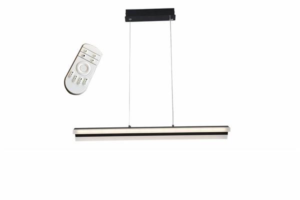 Grote foto dimbare led hanglamp zwart 70 cm incl. afstandsbediening saniled tukor huis en inrichting overige