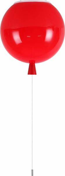 Grote foto plafondlamp ballonlamp rood groot inclusief 4w led lamp funnylights huis en inrichting overige