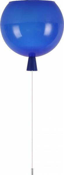 Grote foto plafondlamp ballonlamp blauw klein inclusief 4w led lamp funnylights huis en inrichting overige