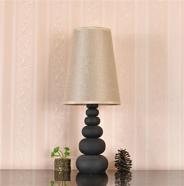 Grote foto tafellamp modern bruine kap 52 cm valott sinappi huis en inrichting overige