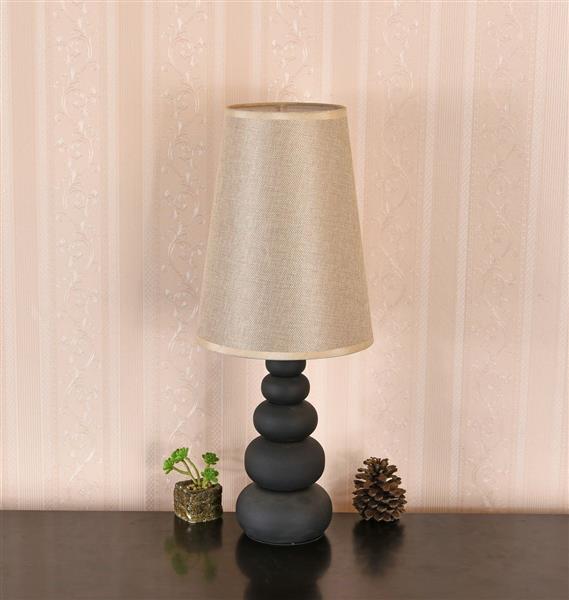 Grote foto tafellamp modern bruine kap 52 cm valott sinappi huis en inrichting overige