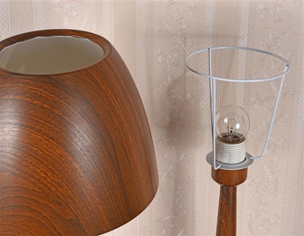 Grote foto tafellamp modern bruin 42 cm valott artisokka huis en inrichting overige