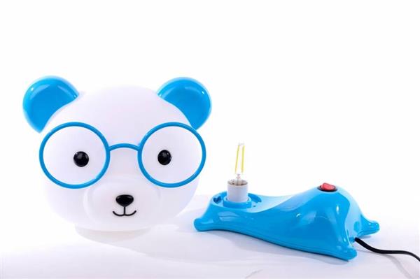 Grote foto tafellamp panda blauw funnylights magby huis en inrichting overige
