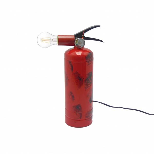 Grote foto industri le tafellamp brandblusser funnylights charmander huis en inrichting overige