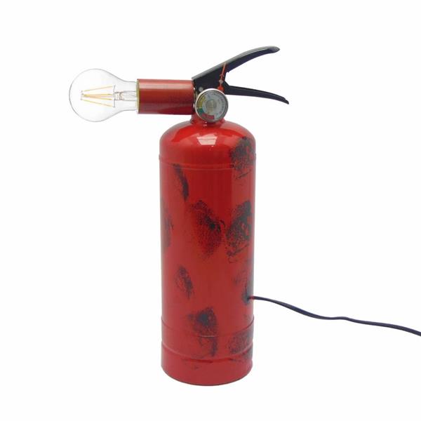 Grote foto industri le tafellamp brandblusser funnylights charmander huis en inrichting overige