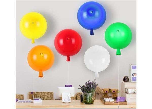 Grote foto plafondlamp ballonlamp groen klein inclusief 4w led lamp funnylights huis en inrichting overige
