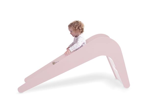 Grote foto houten glijbaan voor binnen jupiduu rose rose kinderen en baby overige