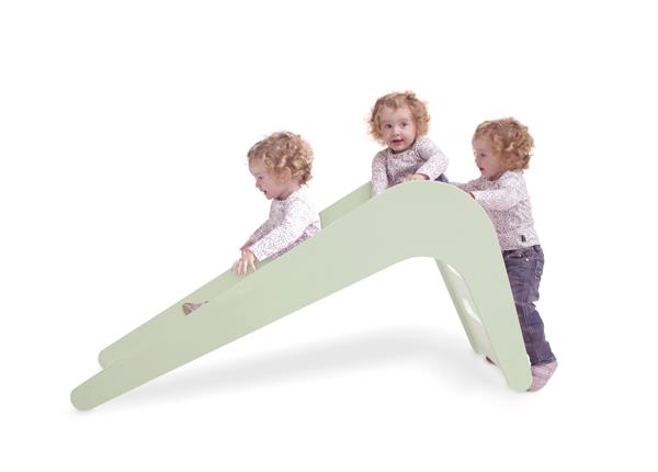 Grote foto houten glijbaan voor binnen jupiduu green green kinderen en baby overige