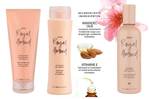 Grote foto jafra royal almond body lotion amandellotion beauty en gezondheid lichaamsverzorging