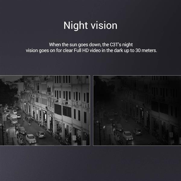 Grote foto ezviz cv310 full hd ip camera microfoon 30m 2.8mm cv310 audio tv en foto videobewakingsapparatuur