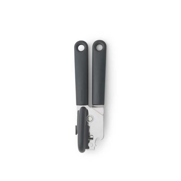 Grote foto brabantia tasty blikopener plus flesopener dark grey huis en inrichting keukenbenodigdheden