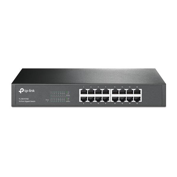 Grote foto tp link netwerk switch unmanaged 16 poorten tot 1000mbps tl sg1016d computers en software netwerkkaarten routers en switches