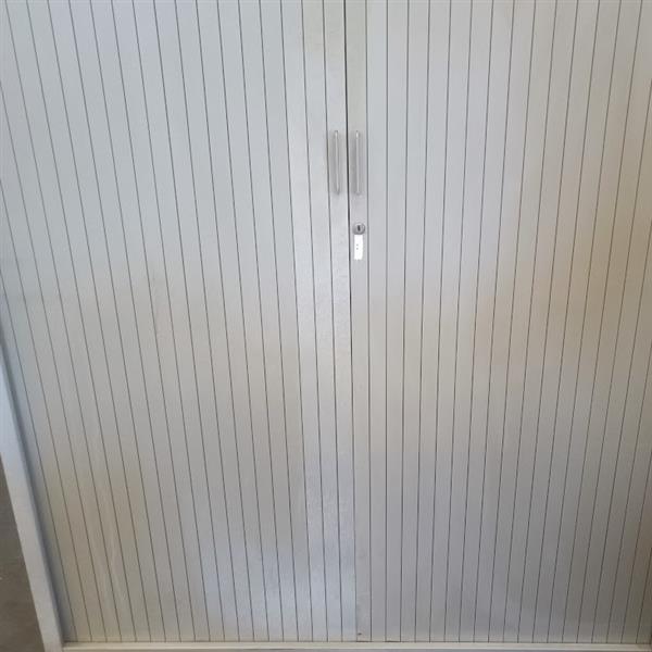 Grote foto roldeurkast donkergrijs 196 x 120 x 45 b keus huis en inrichting overige