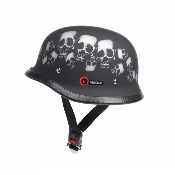 Grote foto redbike rk 305 duitse helm doodskop motoren kleding