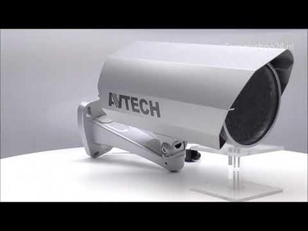 Grote foto op op avtech hd ip camera 25m nachtzicht 6mm lens zwart avm357zap audio tv en foto videobewakingsapparatuur