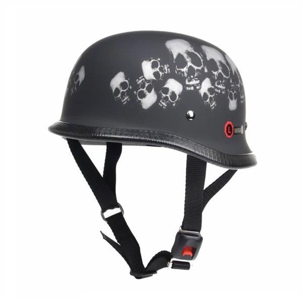 Grote foto redbike rk 305 duitse helm doodskop motoren kleding