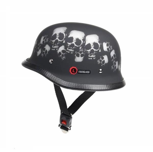 Grote foto redbike rk 305 duitse helm doodskop motoren kleding