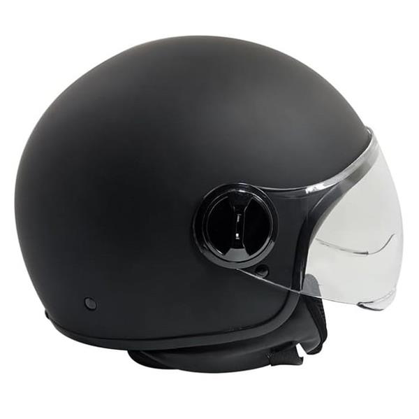 Grote foto bhr 835 vespa helm mat zwart motoren kleding