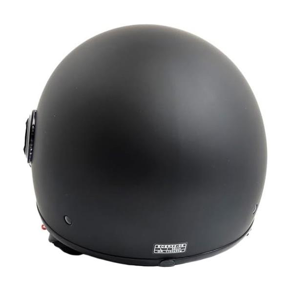 Grote foto bhr 835 vespa helm mat zwart motoren kleding