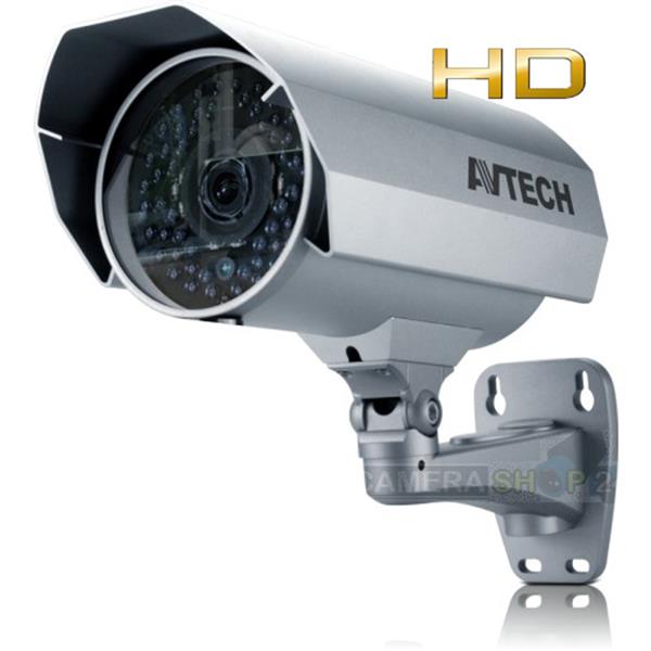 Grote foto op op avtech hd ip camera 25m nachtzicht 6mm lens zwart avm357zap audio tv en foto professionele video apparatuur