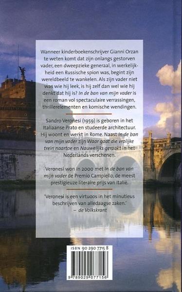 Grote foto sandro veronesi in de ban van mijn vader boeken literatuur