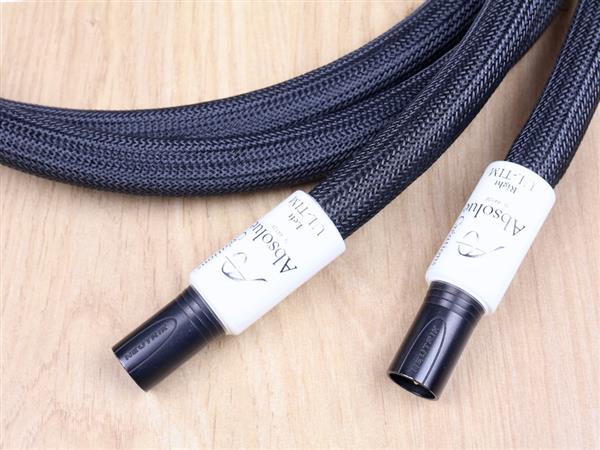 Grote foto absolue creations ul tim highend audio interconnects xlr 1 6 metre audio tv en foto onderdelen en accessoires