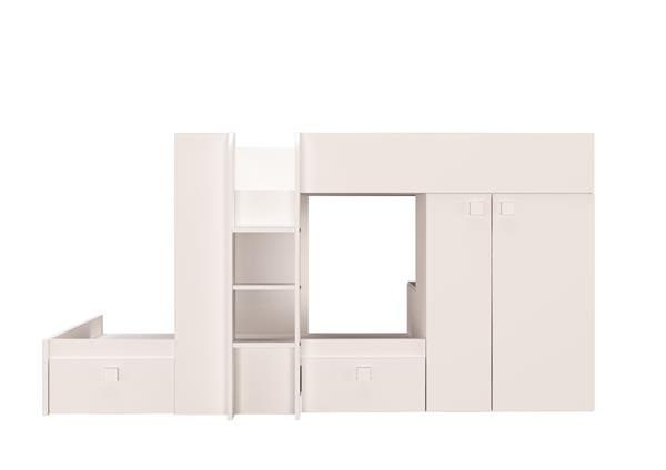 Grote foto maxim multifunctioneel stapelbed 90x200 volledig wit trasman huis en inrichting bedden