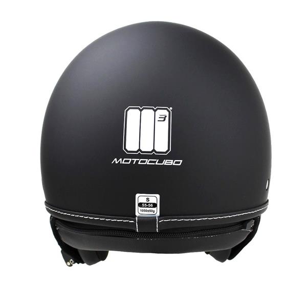 Grote foto motocubo beetle jethelm ece 22.06 mat zwart motoren kleding