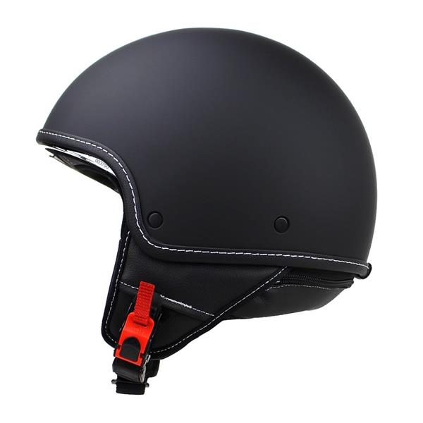 Grote foto motocubo beetle jethelm ece 22.06 mat zwart motoren kleding