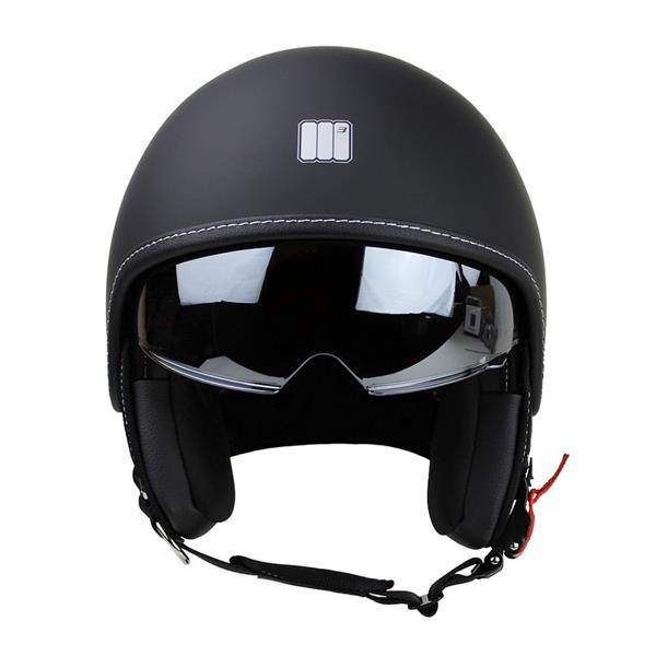 Grote foto motocubo beetle jethelm ece 22.06 mat zwart motoren kleding