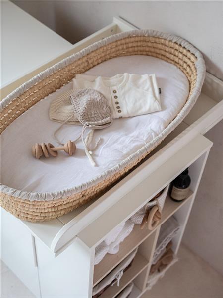Grote foto commode basic met boekenkast cashmere commode basic cashmere kinderen en baby complete kinderkamers