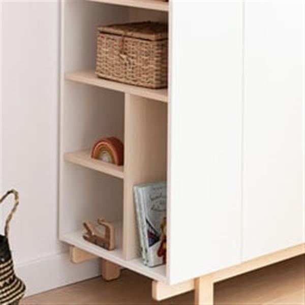 Grote foto kledingkast basic wood luck white white kinderen en baby complete kinderkamers