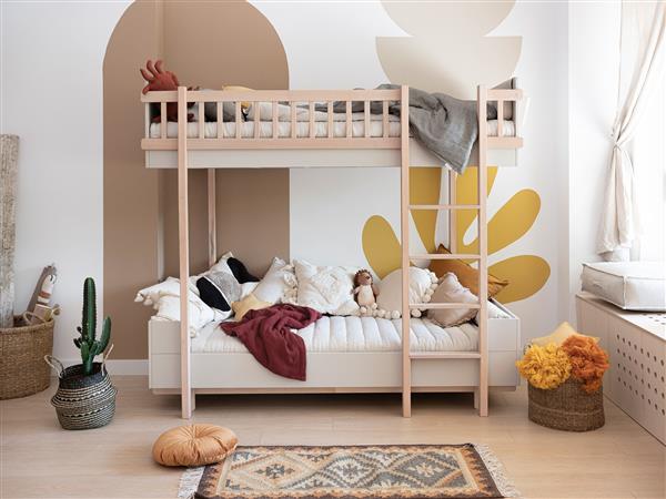 Grote foto stapelbed basic 90x200cm cashmere cashmere kinderen en baby complete kinderkamers