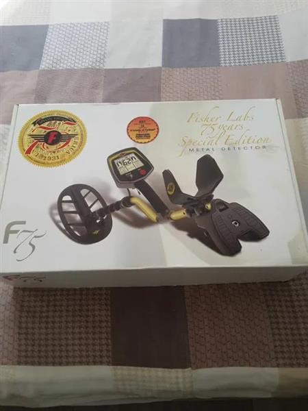 Grote foto metaaldetector fisher f75 hobby en vrije tijd metaaldetectors