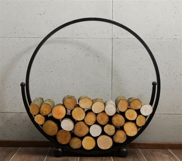 Grote foto wood rack spiral 80cm huis en inrichting woningdecoratie