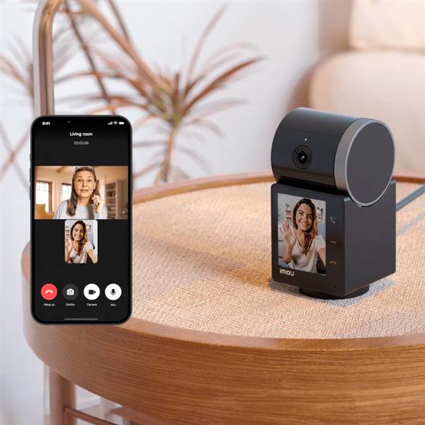 Grote foto imou 5mp bestuurbare wifi camera smart tracking video intercom ipc s2vbp audio tv en foto professionele video apparatuur