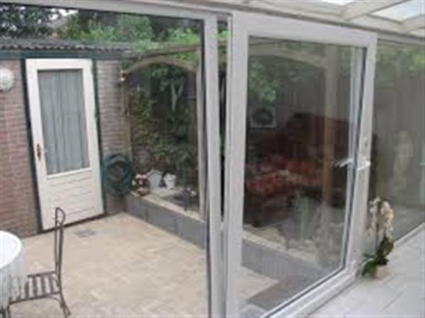 Grote foto voorraad kantel schuifpuien wit kunststof doe het zelf en verbouw kozijnen en schuifpuien