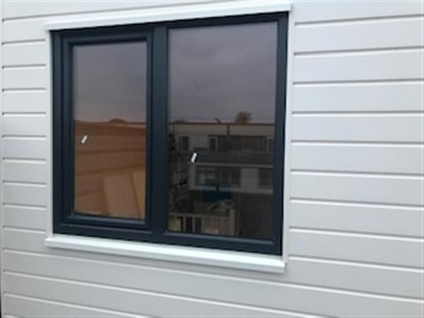 Grote foto zwarte kozijnen in kunststof . doe het zelf en verbouw kozijnen en schuifpuien