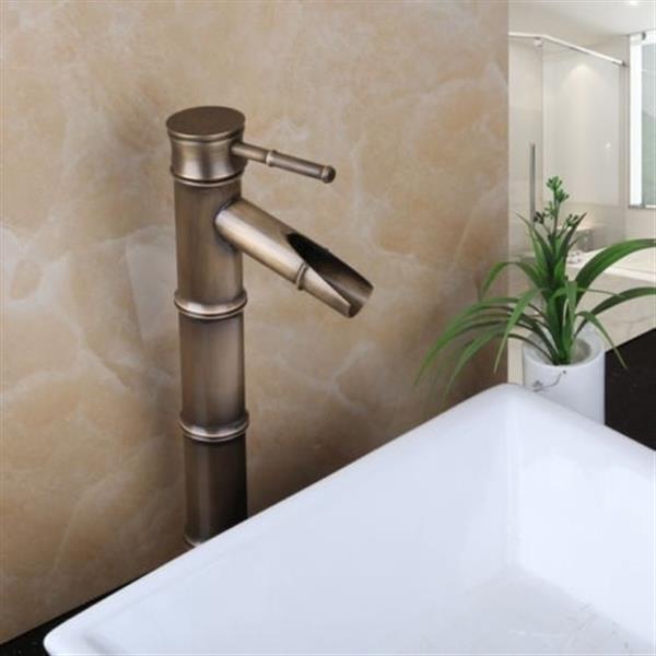 Grote foto bamboe stijl waterval kraan huis en inrichting complete badkamers