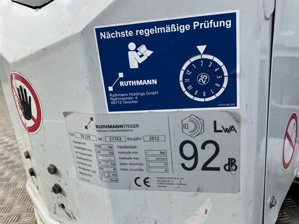 Grote foto ruthmann steiger tb 270 doe het zelf en verbouw hoogwerkers