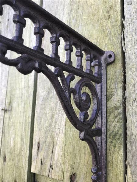 Grote foto fraaie boek steun wandhouder ondersteuning antiek tuin en terras tuindecoratie