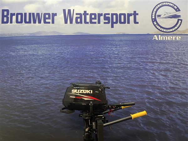 Grote foto suzuki 5 pk buitenboordmotor artnr. 3217 langstaart nog als watersport en boten buiten en binnenboordmotoren